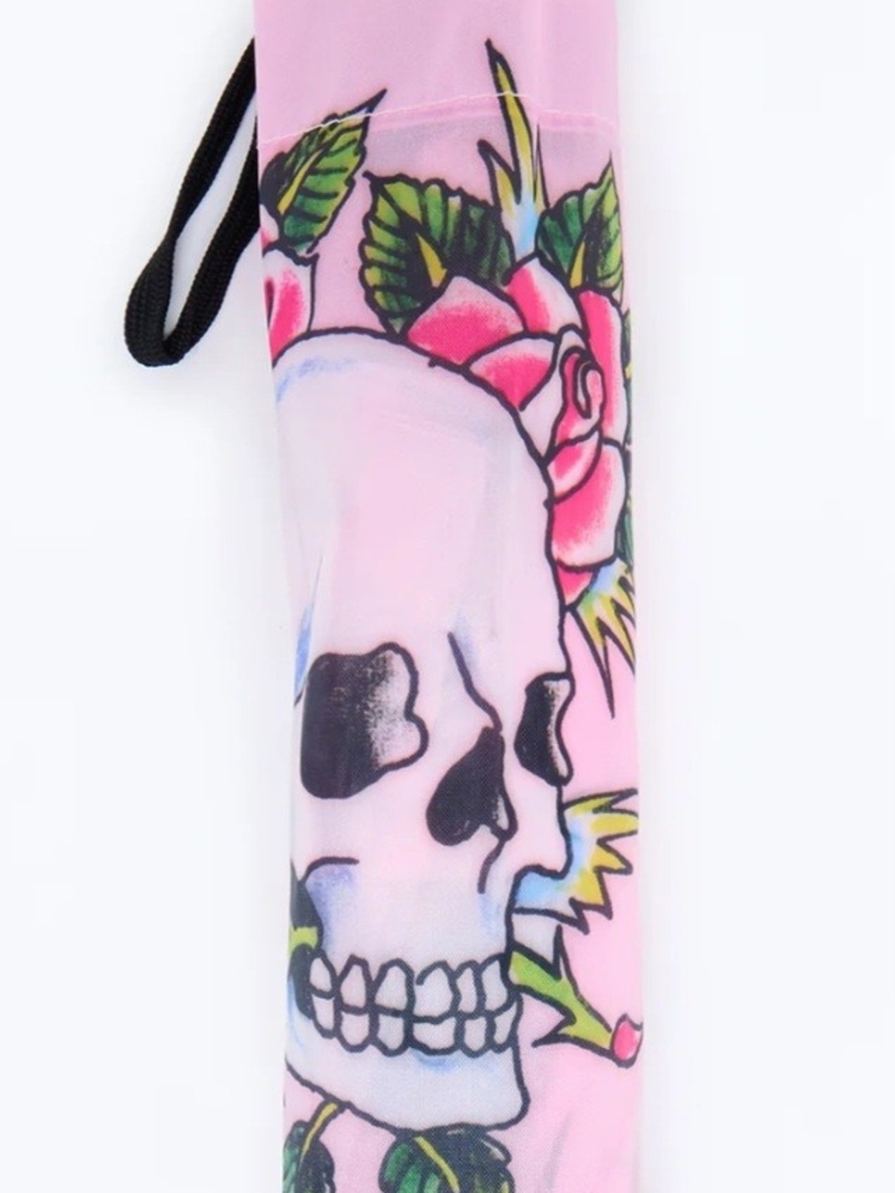 Ed Hardy Skull & Roses Umbrella - Picture 2 of 6